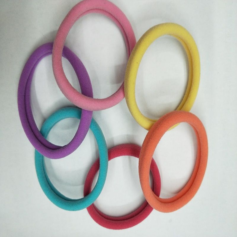 Light-colored candy-colored high-elasticity rubber bands for daily life, girls' ponytails, small braids, hair ties, headwear, hair bands, and rubber bands