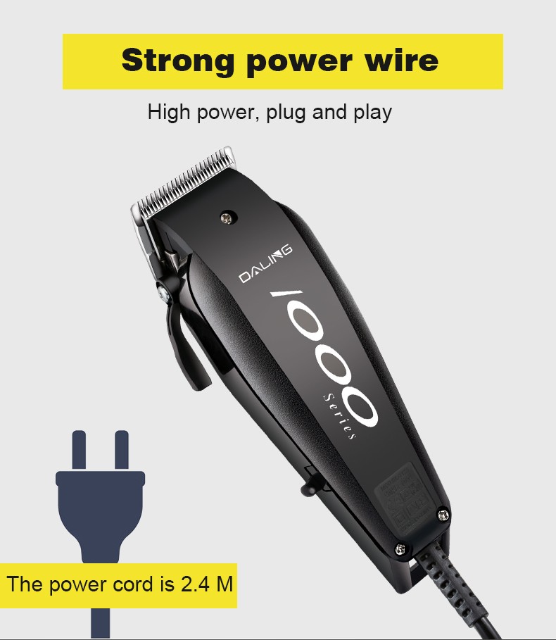 DALING-1128 Hairdresser with wire, professional electric clipper, household children's electric clipper, adult and baby razor, wholesale for foreign trade detail image 8