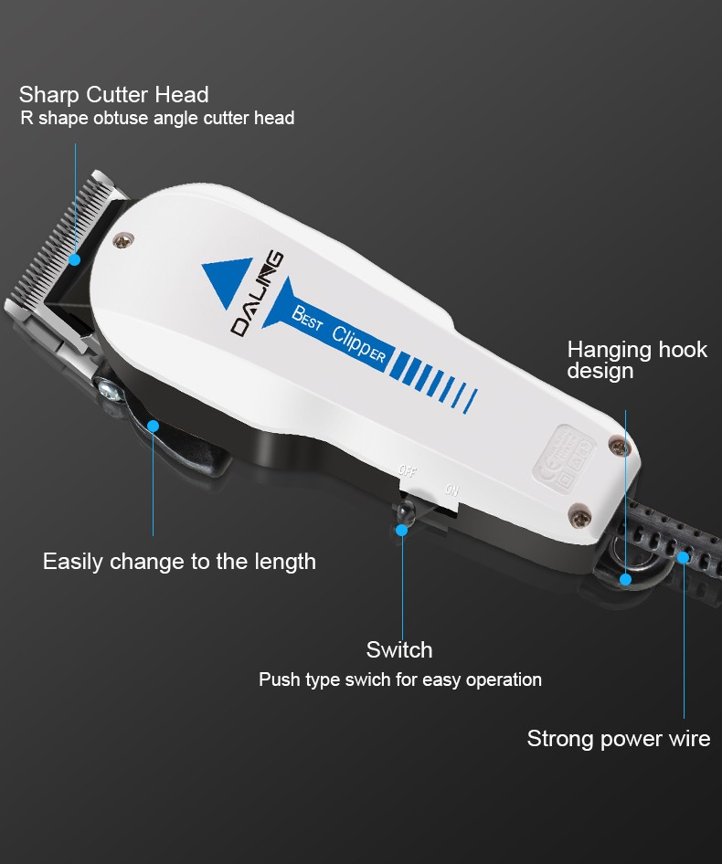 DALING-1112 Hair Clipper, electric hair clipper, Hairdressing scissors, electric hair clipper, Hair salon hair clipper, special wire electric hair clipper for barber shops detail image 9