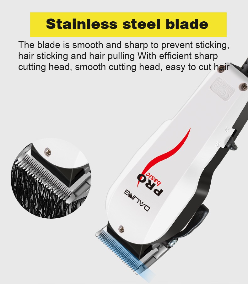 DALING-1110 Electric clipper with wire, Hair clipper, silent hairdressing tool, Children's electric hair clipper, household plug-in hair clipper, hair clipper, wholesale for foreign trade detail image 4