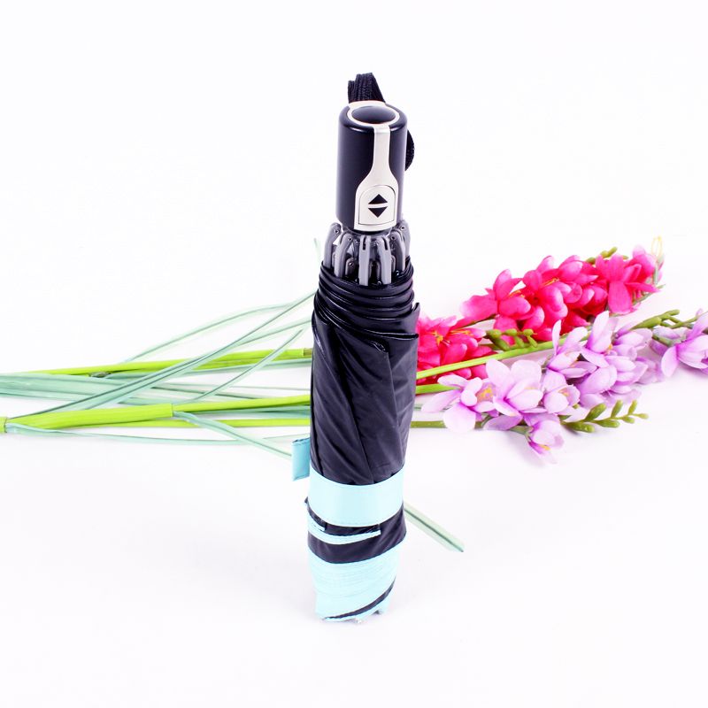 Creative umbrella, fully automatic Korean version reverse umbrella, portable folding UV umbrella