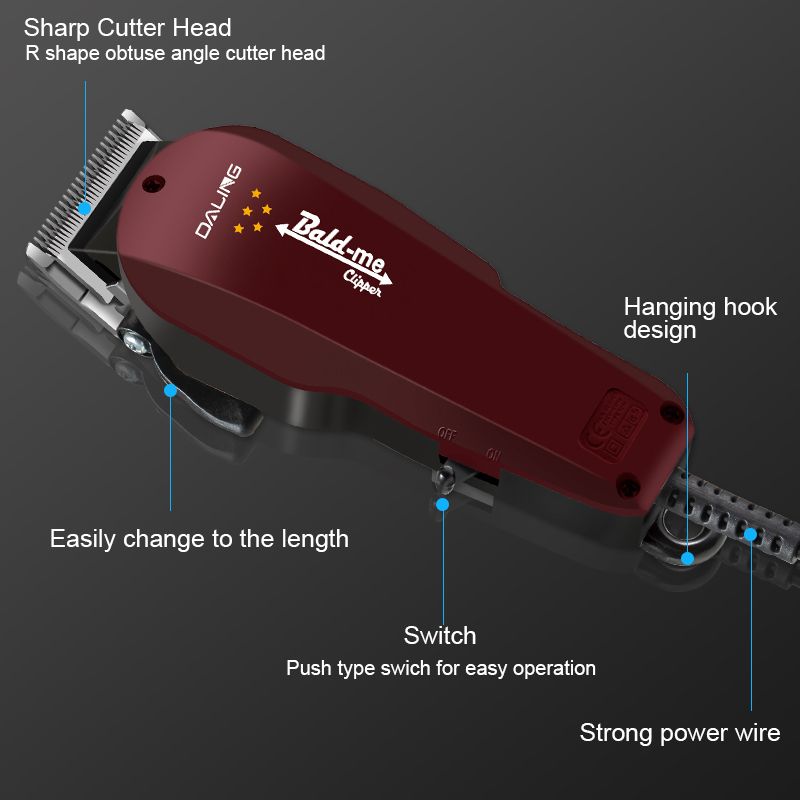 DALING-1127 Electric Hair Clipper with wire, Hair clipper, children's electric hair clipper, household plug-in hair clipper, silent hair clipper, wholesale for export Item Picture