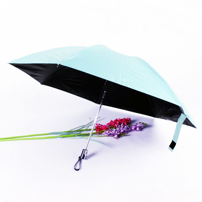 Creative umbrella, fully automatic Korean version reverse umbrella, portable folding UV umbrella details Picture
