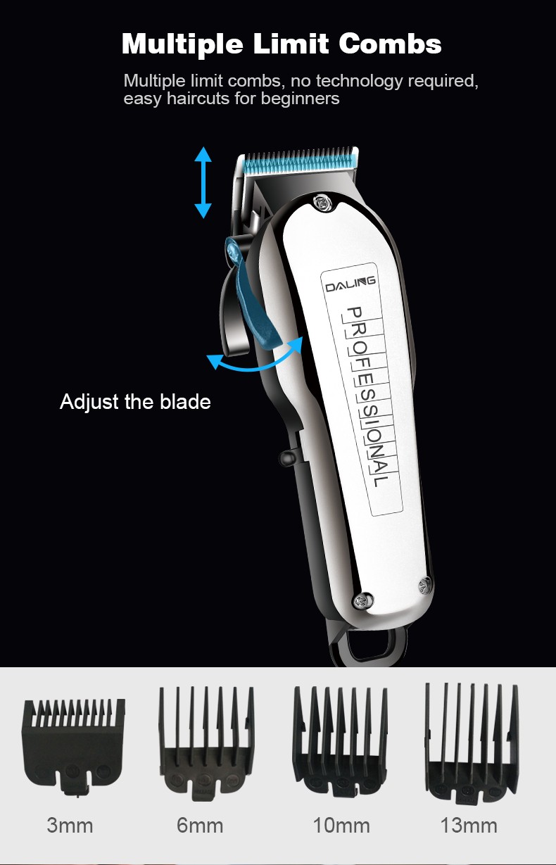 DALING-1162 Oil-head engraved electric clippers, hair clippers, professional hair salon hair scissors, gradient hair clippers, trimming edges, wholesale of electric clippers and electric clippers for shaving heads detail image 6