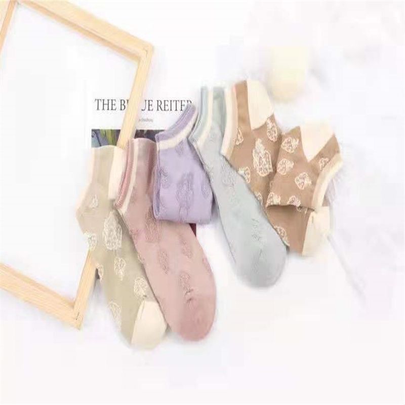 艾露佳袜业NO1厂家直销热卖爆款暖暖春秋浮雕复古短袜01