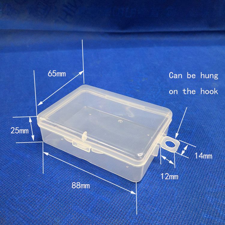 塑料盒  标本盒 PP盒 饰品 橡胶圈 指尖陀螺盒 袖珍文具盒详情图2