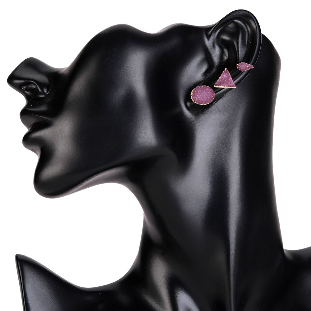 earrings合金镶钻水钻树叶流苏耳环女网红气质派对耳饰品欧美白底实物图