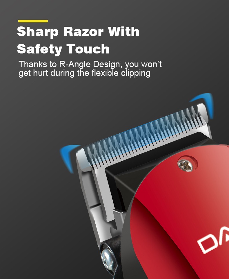 DALING-1130 Hair Clipper with wire, electric clipper, adult hair razor, special plug-in classic wine red for hair salons and barber shops, wholesale for export detail image 5