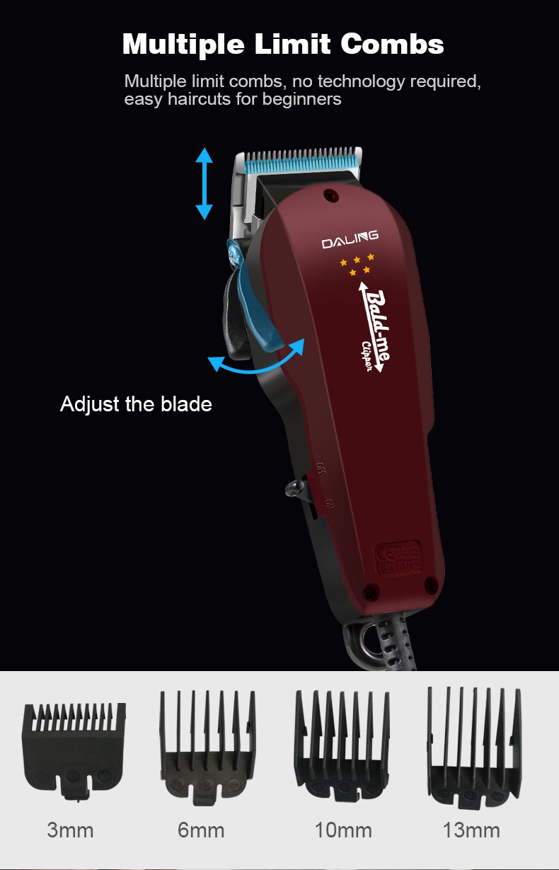 DALING-1127 Electric Hair Clipper with wire, Hair clipper, children's electric hair clipper, household plug-in hair clipper, silent hair clipper, wholesale for export detail image 6