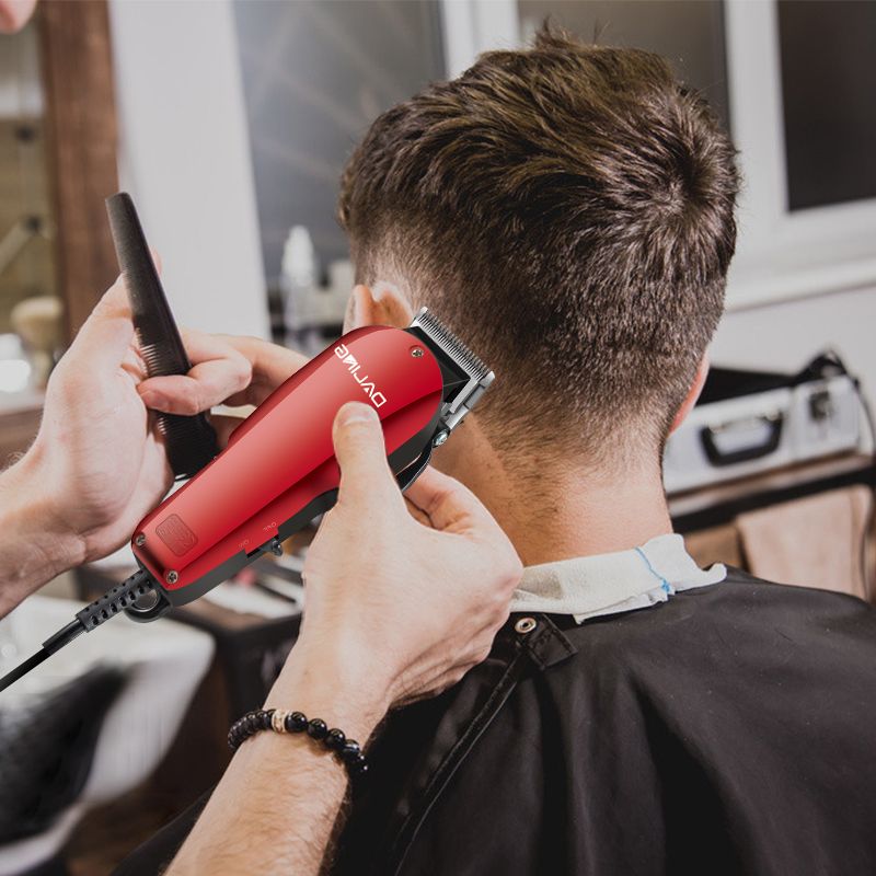 DALING-1130 Hair Clipper with wire, electric clipper, adult hair razor, special plug-in classic wine red for hair salons and barber shops, wholesale for export details Picture