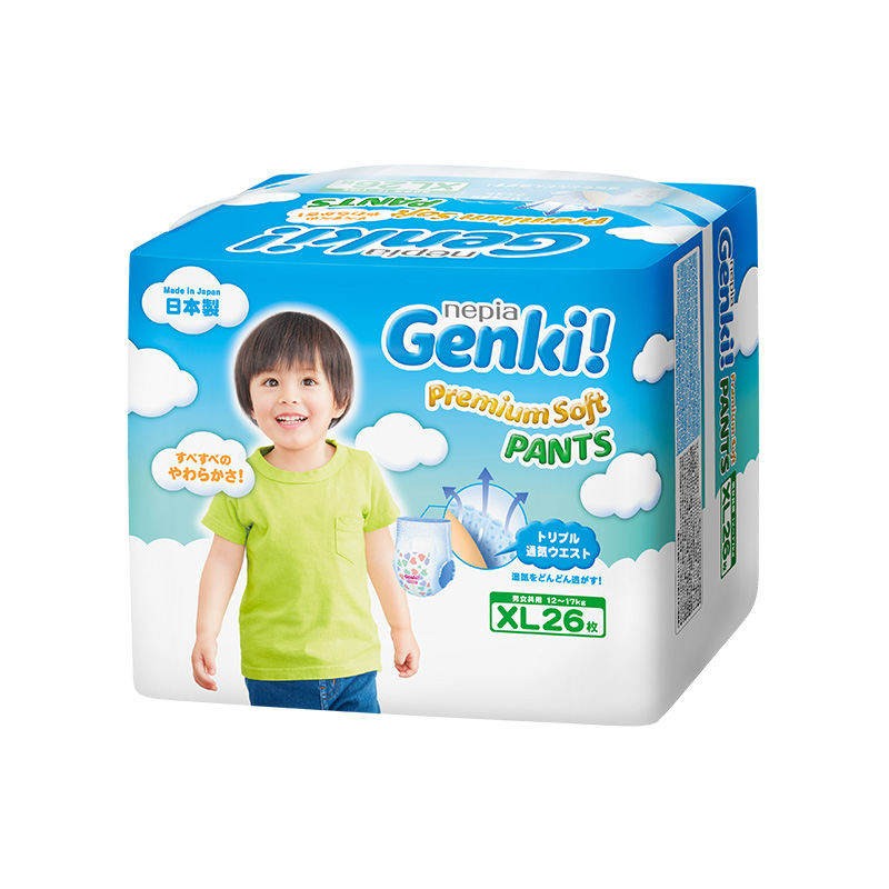 妮飘Genki婴儿拉拉裤(XL) 26片装详情图1
