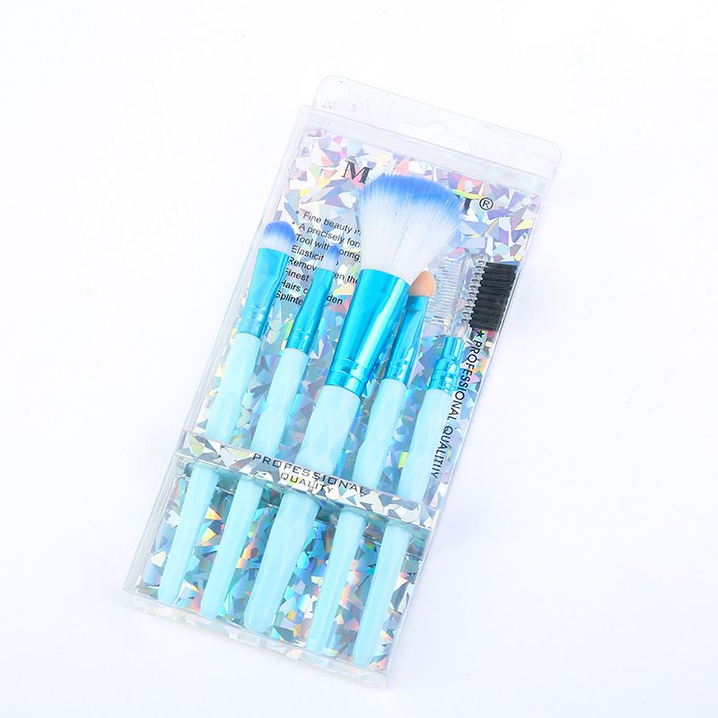 Beginner's 5-diamond makeup brush set, complete makeup tools, eyeshadow, Internet celebrity set, eyebrow brush, blush, powder brush Specification image