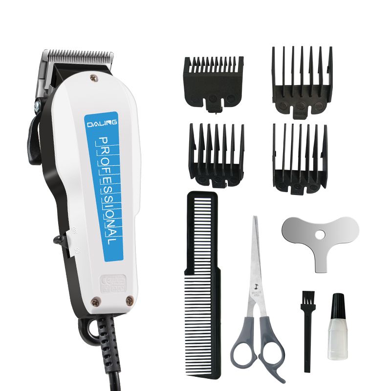 DALING-1121 Hair Salon High-power hair clippers, wired power clippers, shaving blades, plug-in wire-powered shaving clippers, wholesale for export Specification image
