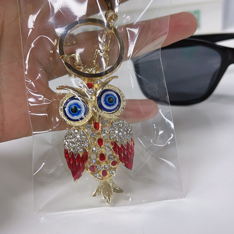 Alloy keychain Owl Series blend style 4