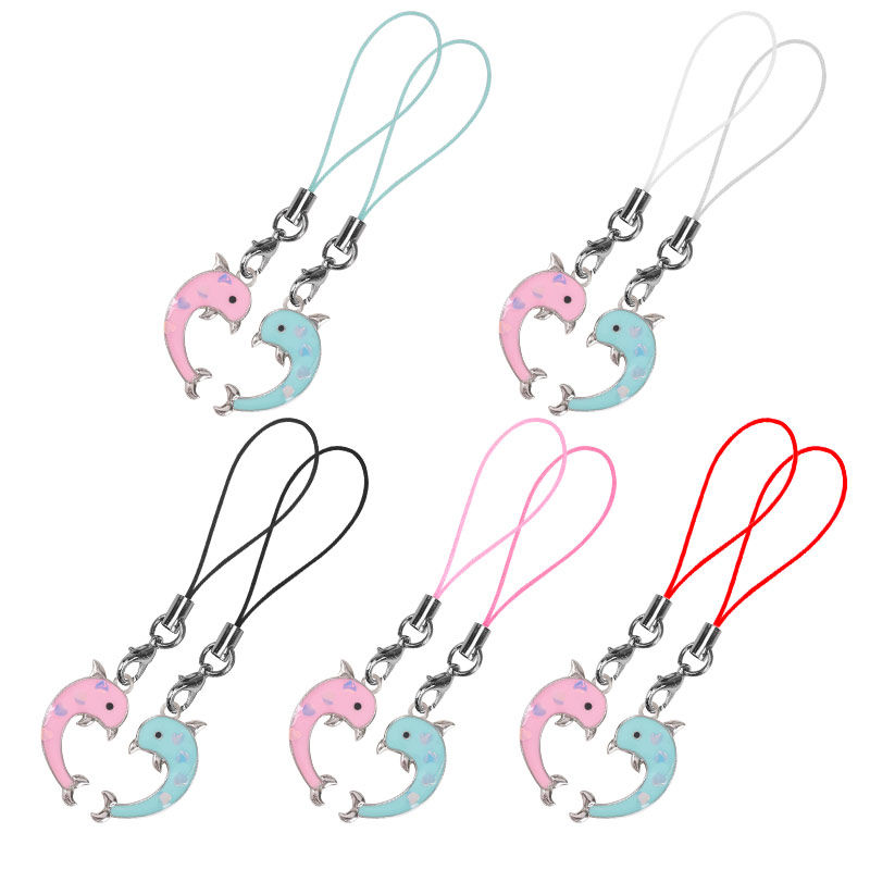 Alloy Dolphin phone chain series mixed 6