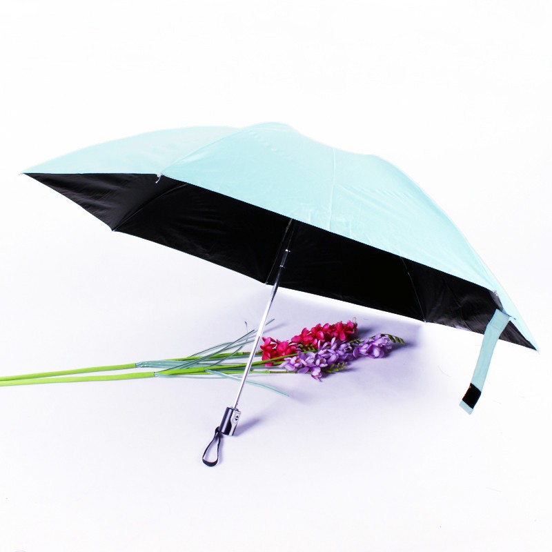 Creative umbrella, fully automatic Korean version reverse umbrella, portable folding UV umbrella detail image 3