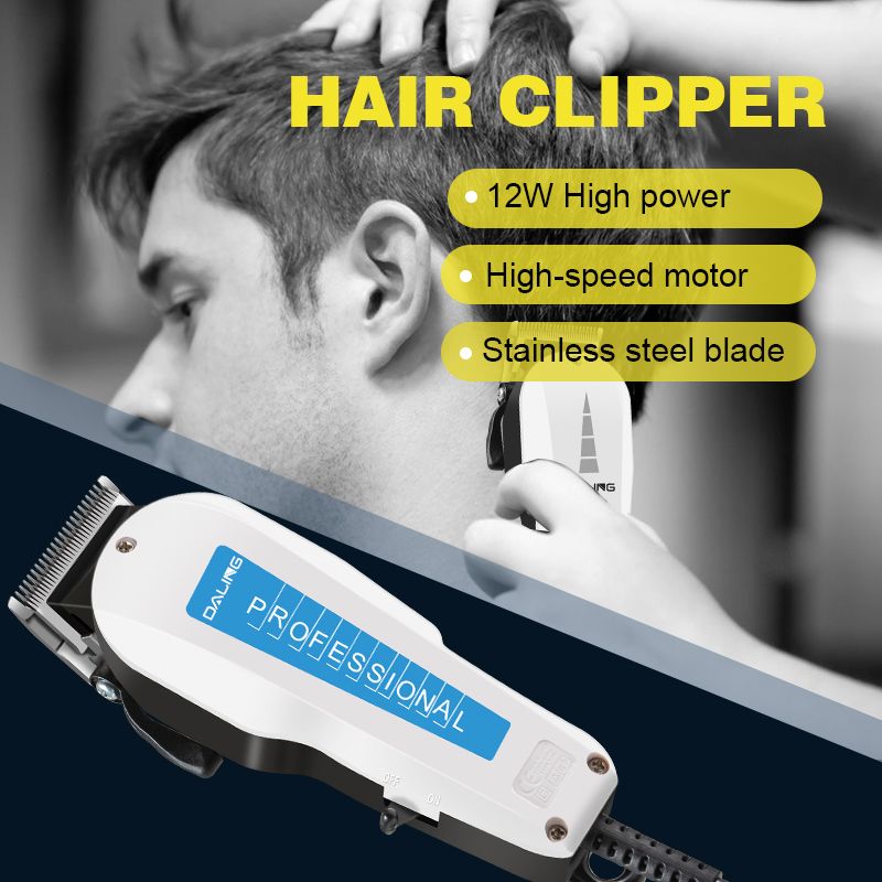 DALING-1121 Hair Salon High-power hair clippers, wired power clippers, shaving blades, plug-in wire-powered shaving clippers, wholesale for export