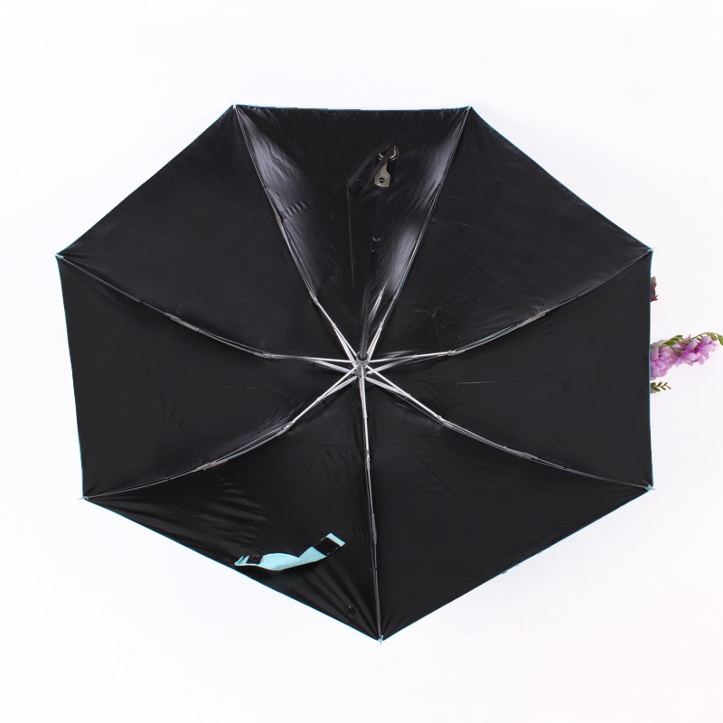 Creative umbrella, fully automatic Korean version reverse umbrella, portable folding UV umbrella detail image 1