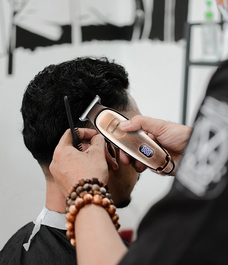 DALING-1212 hair clippers, professional adult and children's electric hair clippers, baby hair clippers, hair clippers, tools, washable blade heads, LED display, wholesale for export detail image 11