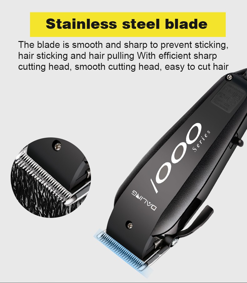 DALING-1128 Hairdresser with wire, professional electric clipper, household children's electric clipper, adult and baby razor, wholesale for foreign trade detail image 5