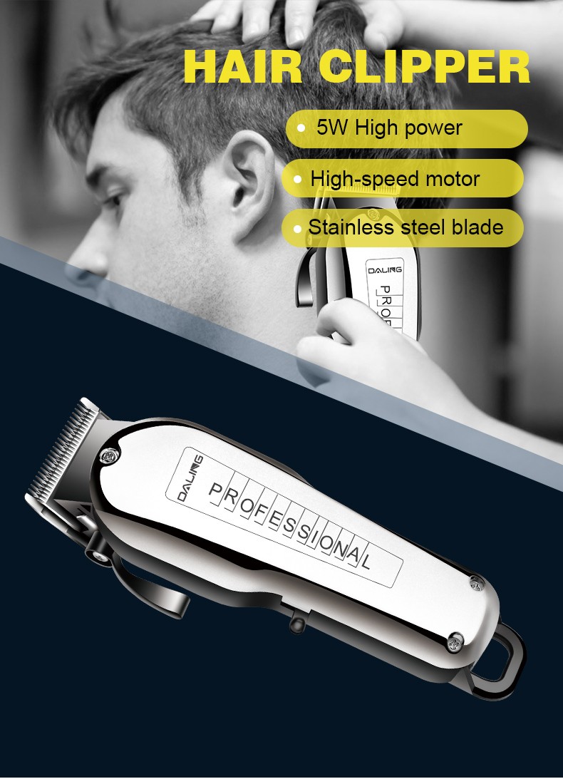 DALING-1162 Oil-head engraved electric clippers, hair clippers, professional hair salon hair scissors, gradient hair clippers, trimming edges, wholesale of electric clippers and electric clippers for shaving heads detail image 1