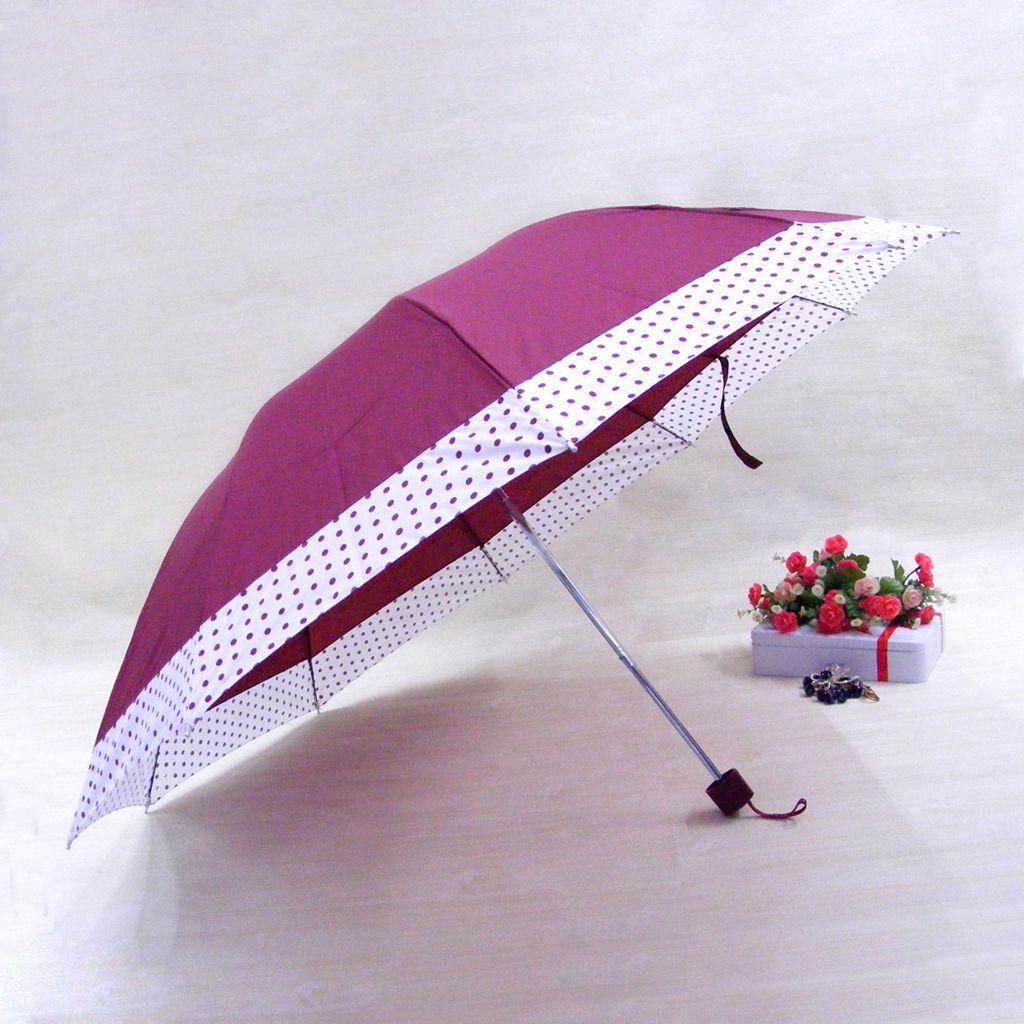 三折超大防风便携式雨伞 商务休闲雨具