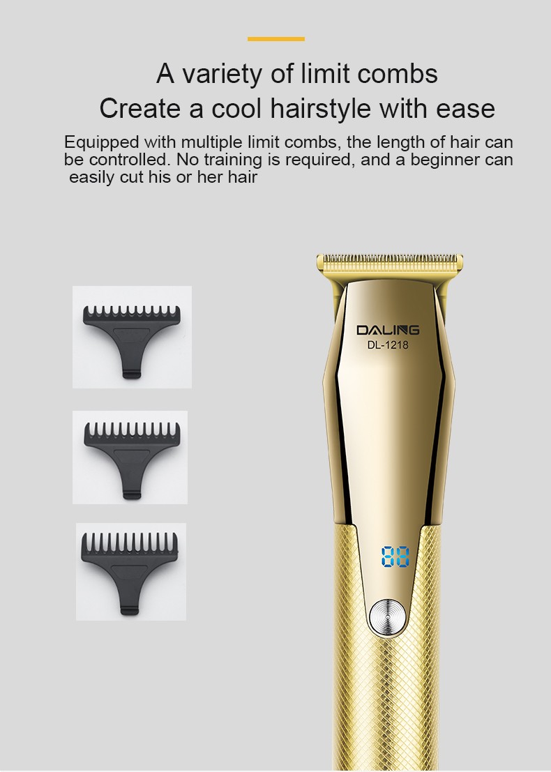 DALING-1218 Hair Clipper, electric hair Clipper, rechargeable electric hair razor, electric hair clipper, special hair clipper tools for hair salons and barber shops, hair clipper, hair straightener, wholesale for export detail image 8