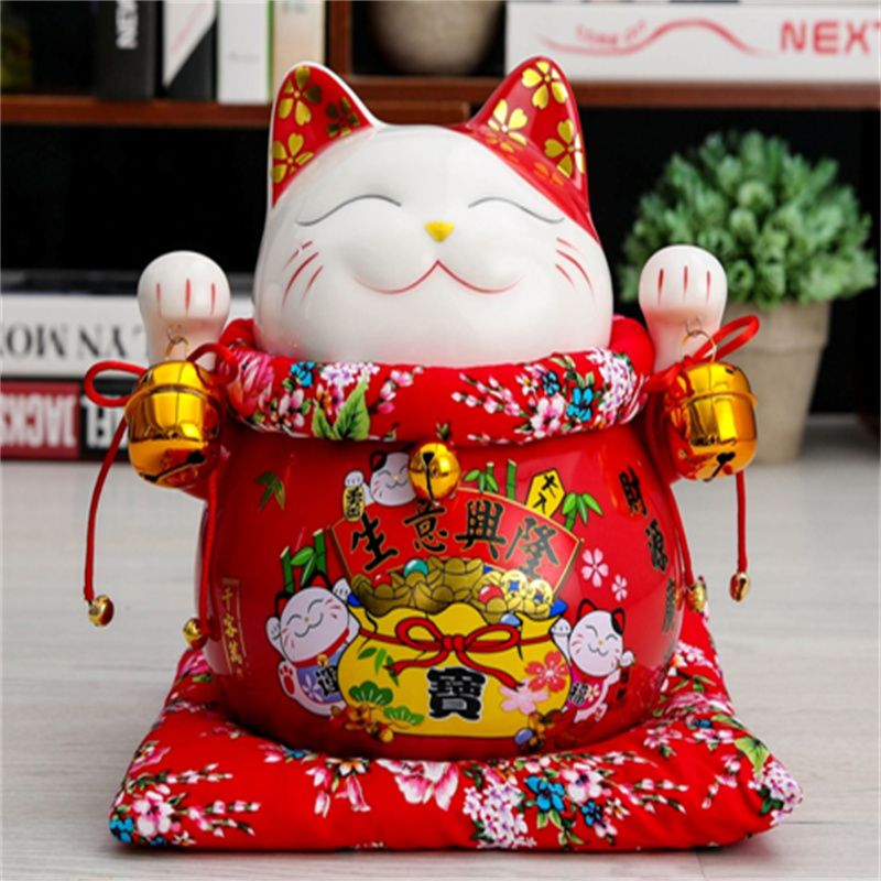 South Thai business is booming poly treasure bag big red piggy bank wedding opening gift