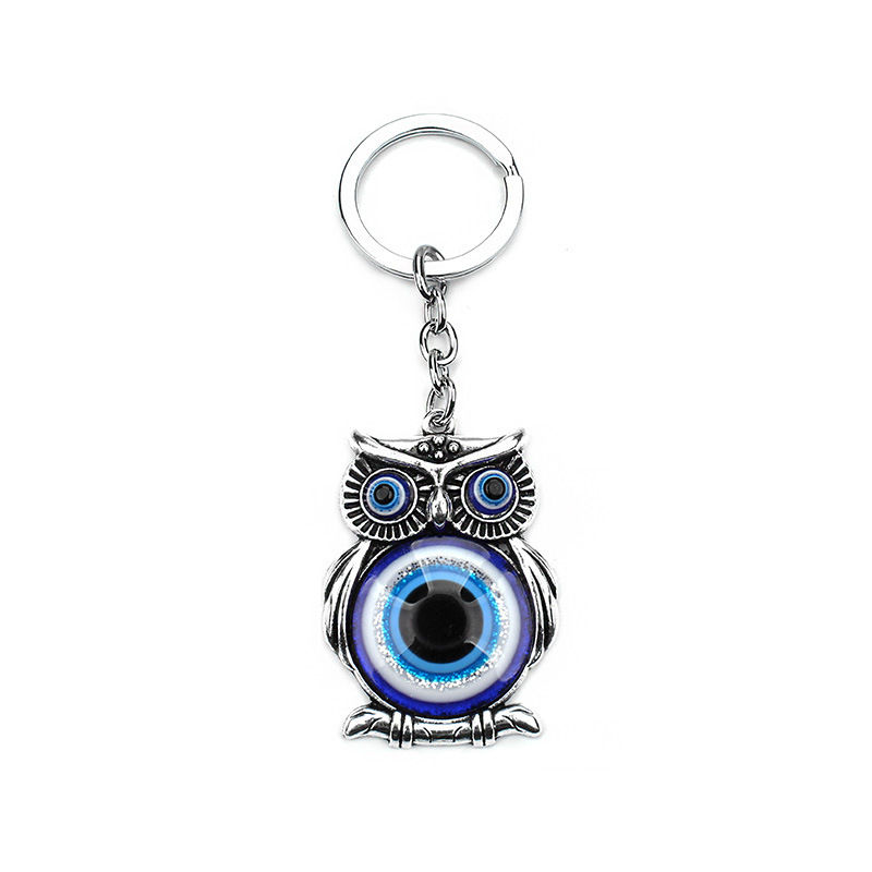 Alloy keychain Owl Series blend style 8