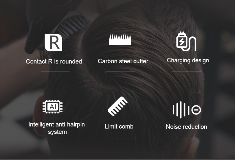 DALING-1068 Hair clipper, electric clipper, engraving oil head clipper, electric head shaving wonder tool, engraving tool, adult and children's hair clipper, trimming, export wholesale detail image 2