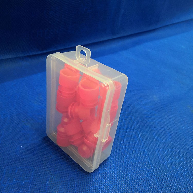 pp盒子塑料 文具 试纸 透明 有盖收纳配件首饰粉扑鱼钩折叠盒小百货详情图2