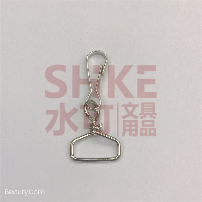 2.5公分尾白呖+28朱旦钩高品质箱包五金配件 锌合金钥匙扣宠物狗扣金属龙虾扣详情图2