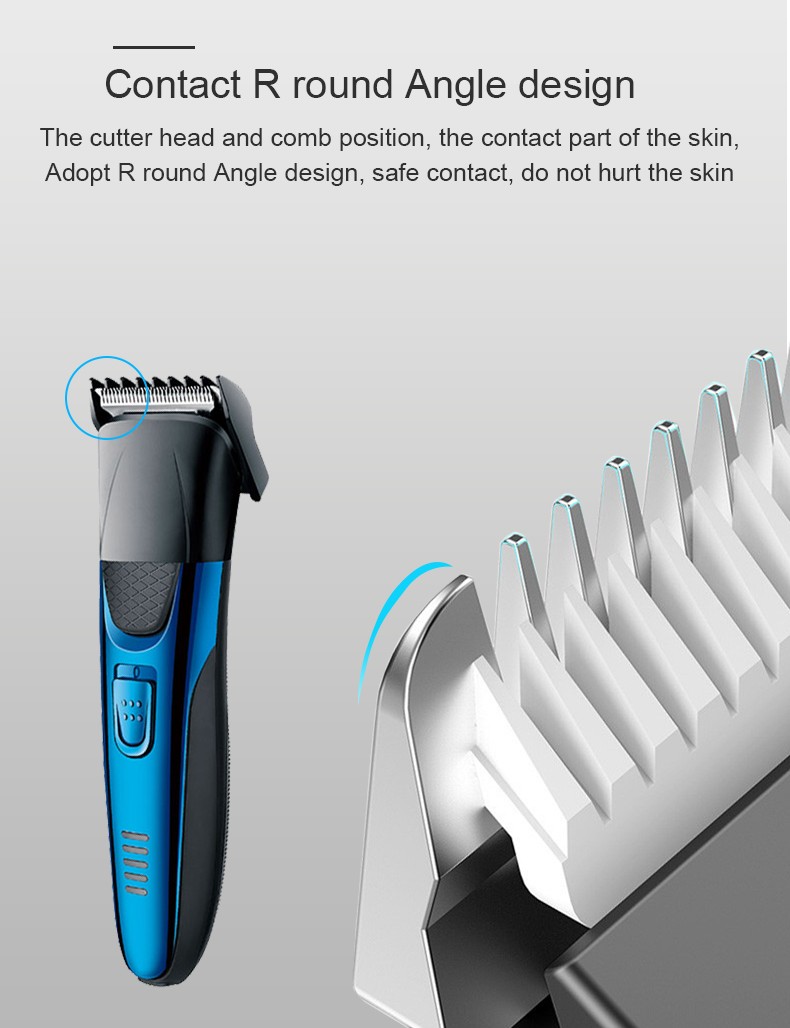 DALING-9028 Three-in-one Shaver, reciprocating electric rechargeable razor, multi-functional Hairdresser, Nose Hair Razor, blue set, wholesale for export, three-in-one shaver, hairdresser, nose hair razor detail image 7