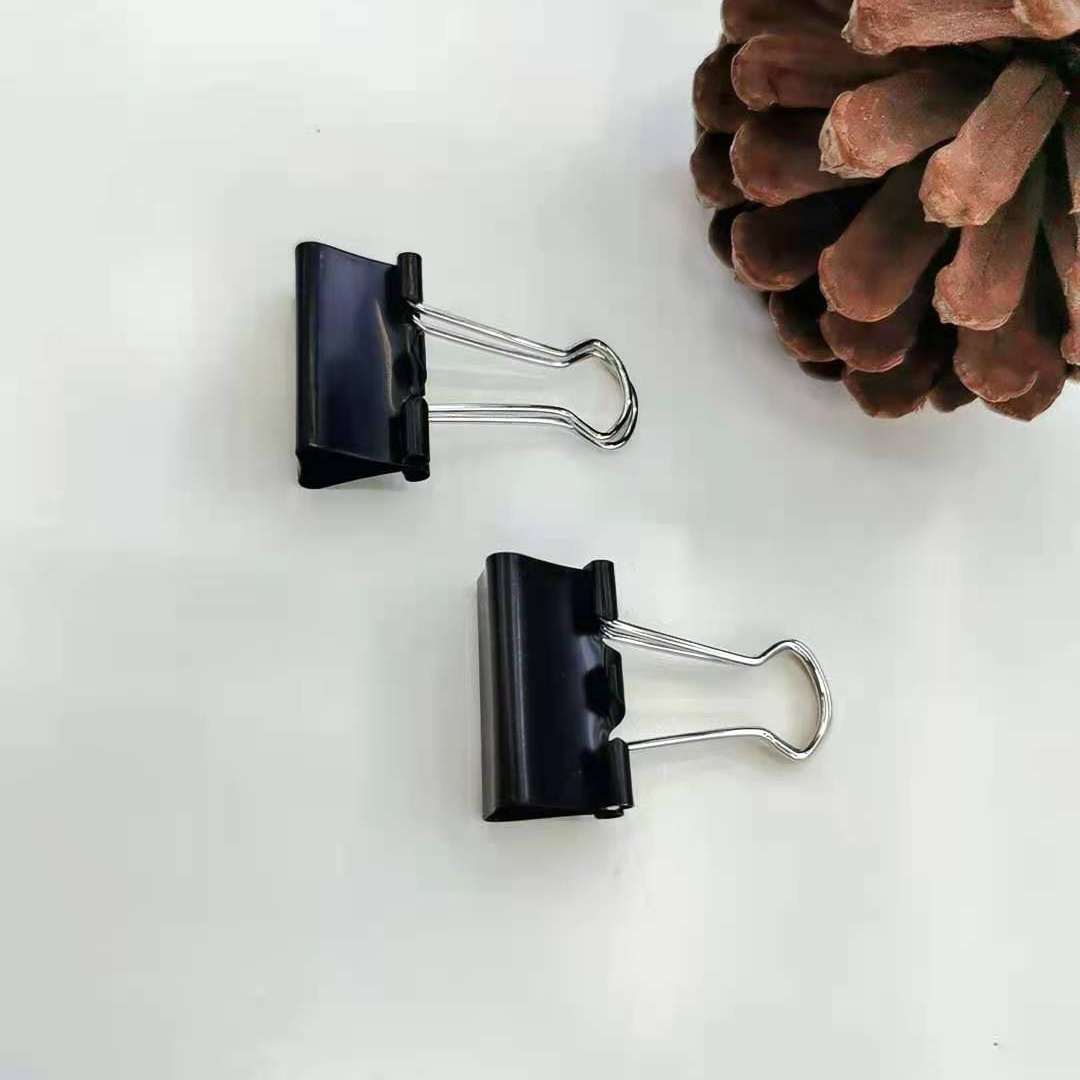 25MM boxed swallowtail clip, metal hollowed-out long tail clip, mixed folder, organizing clip, book clip, swallowtail clip
