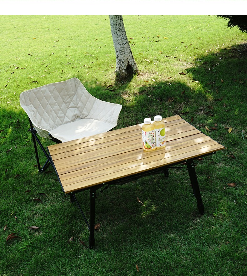 升降可调节高度户外露营折叠桌详情11