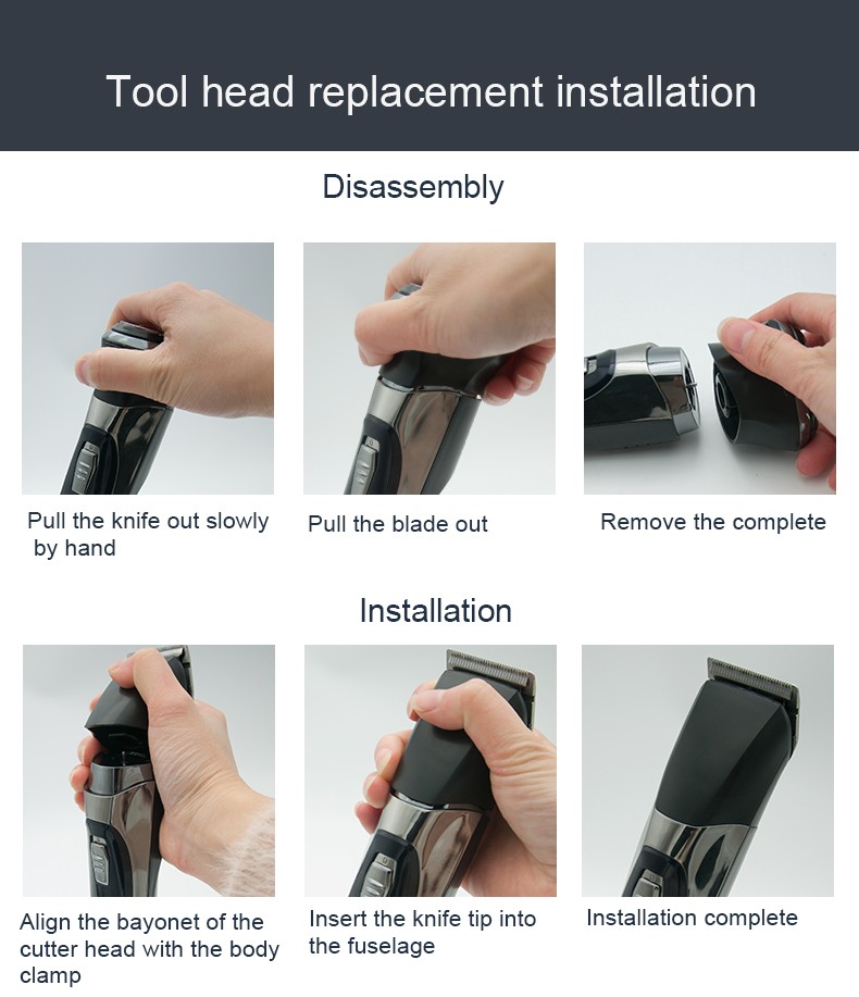 DALING-9050 Electric shaver, three-in-one multi-functional razor, high-power men's blade head, washable beard styling device, fast-charging shaving head magic tool, wholesale for export detail image 11