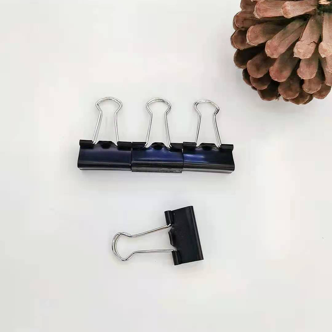 15MM boxed swallowtail clip, metal hollowed-out long tail clip, mixed folder, organizing clip, book clip, swallowtail clip