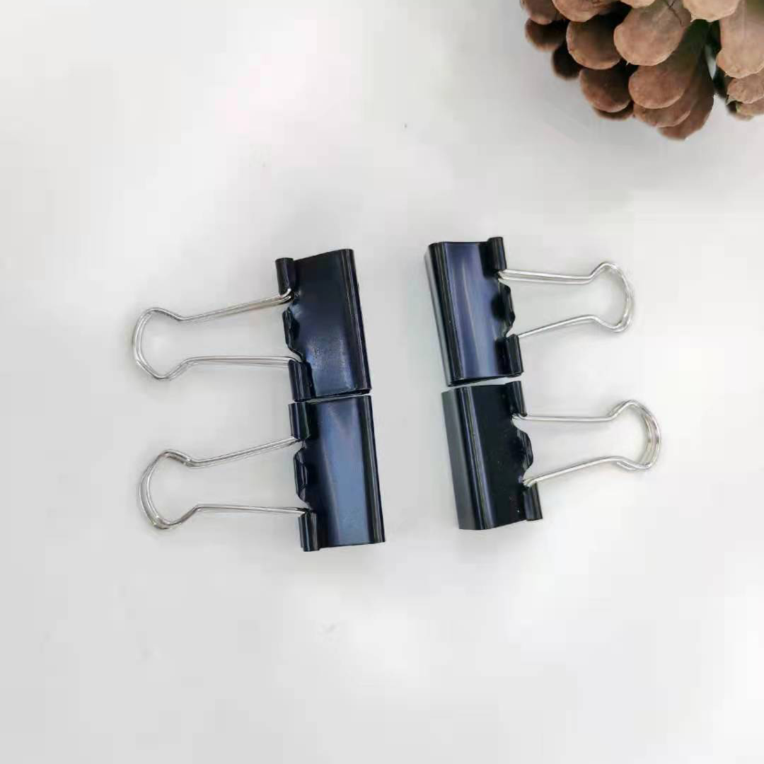 51MM boxed swallowtail clip, metal hollowed-out long tail clip, mixed folder, organizing clip, book clip, swallowtail clip
