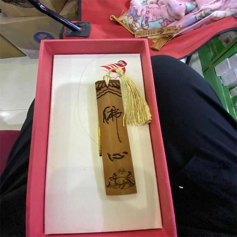 竹木质书签古典中国风学生用励志学习用品定做创意小礼物7详情图1