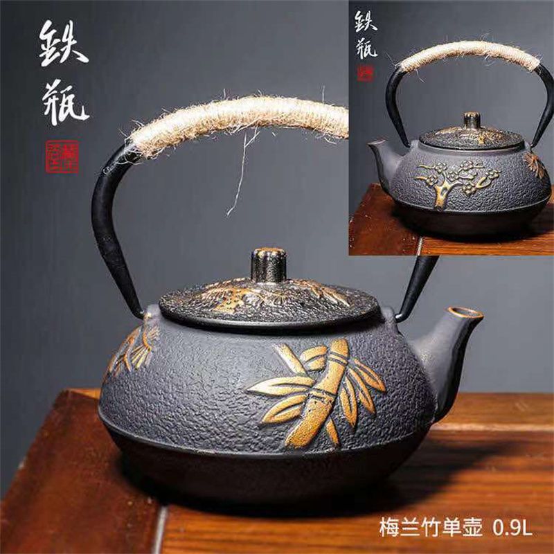 弹珠铸铁壶高端茶具纯手工南部代购砂铁壶8