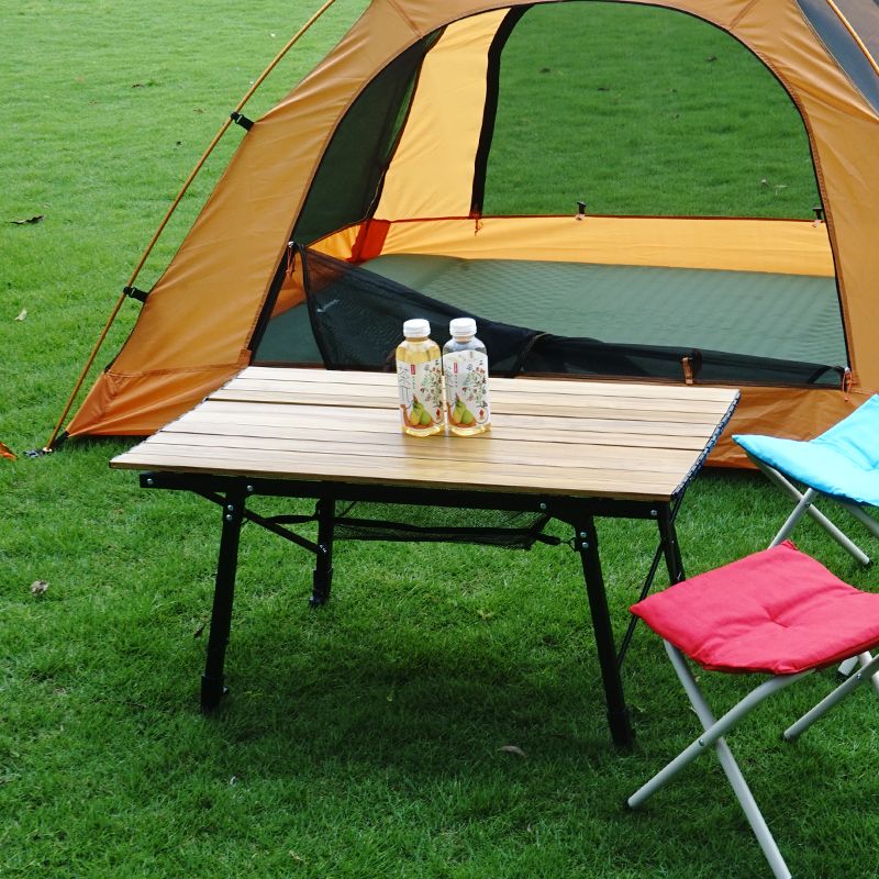 升降可调节高度户外露营折叠桌
