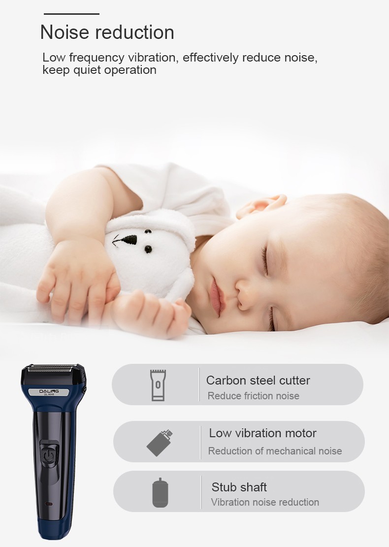 DALING-9048 Three-in-one Shaver, reciprocating electric rechargeable razor, multi-functional Hairdresser, Nose Hair Razor, blue set, wholesale for export, three-in-one shaver, hairdresser, nose hair razor detail image 9