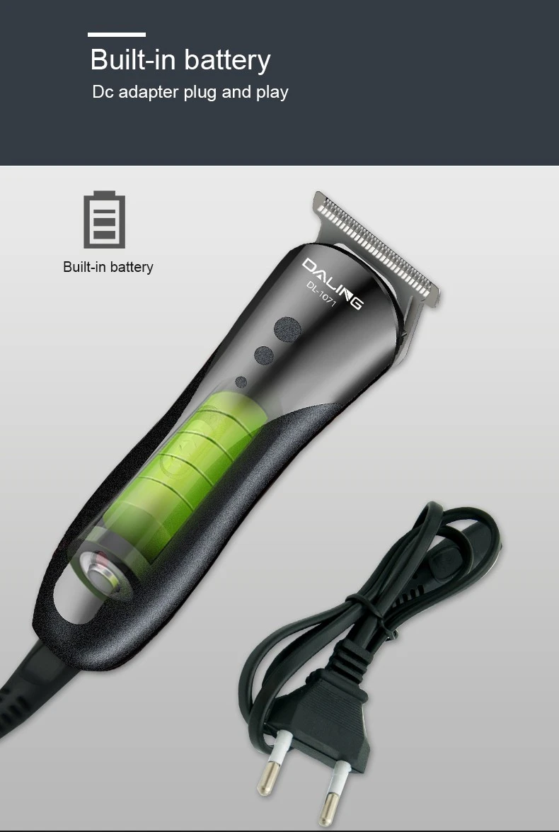 DALING-1071 oil-tipped engraved electric clipper hair clipper, home hair clipper for whitening and trimming, vintage electric clipper for adults and children, special for hair salons, cross-border wholesale detail image 4