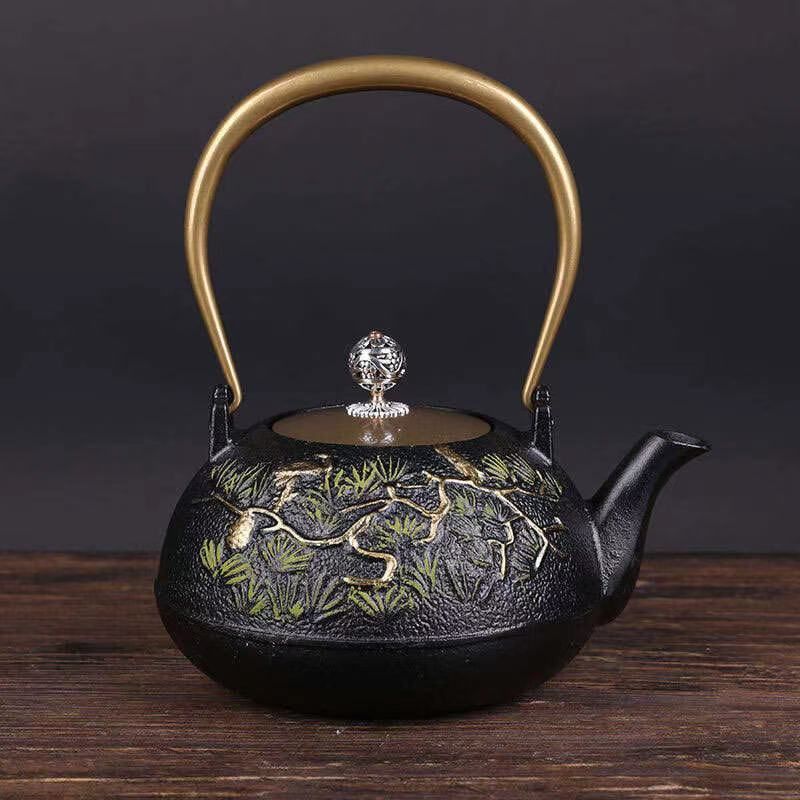 铸铁壶纯手工泡茶壶铁壶电陶炉专用煮茶器茶具套装烧水壶20