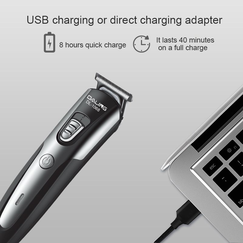 DALING-1068 Hair clipper, electric clipper, engraving oil head clipper, electric head shaving wonder tool, engraving tool, adult and children's hair clipper, trimming, export wholesale details Picture