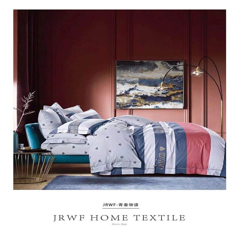 肌理绣花磨毛四件套采用加厚棉柔面料，保暖舒适7