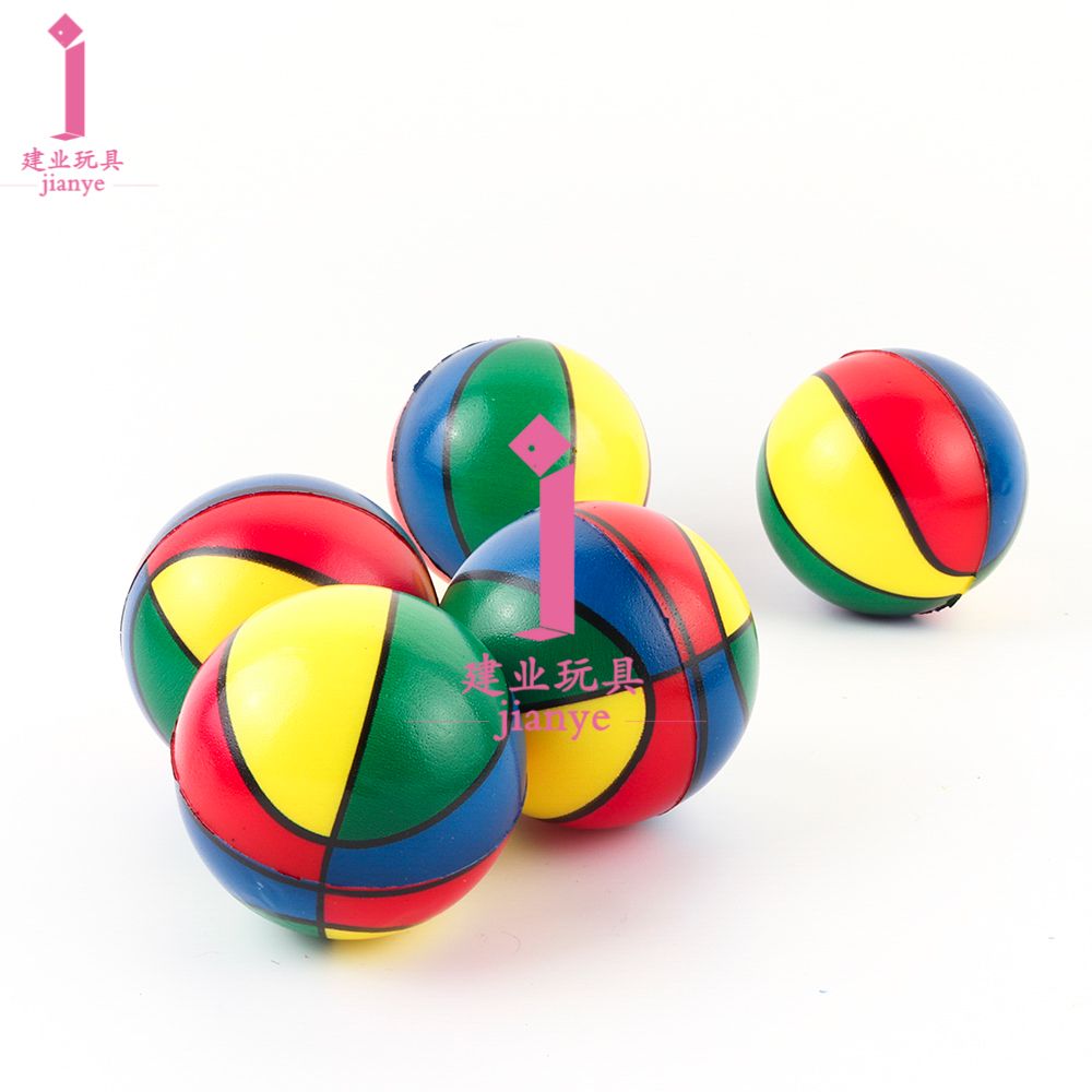 儿童玩具海绵球/6.3cmPU篮球/儿童玩具篮球减压细节图