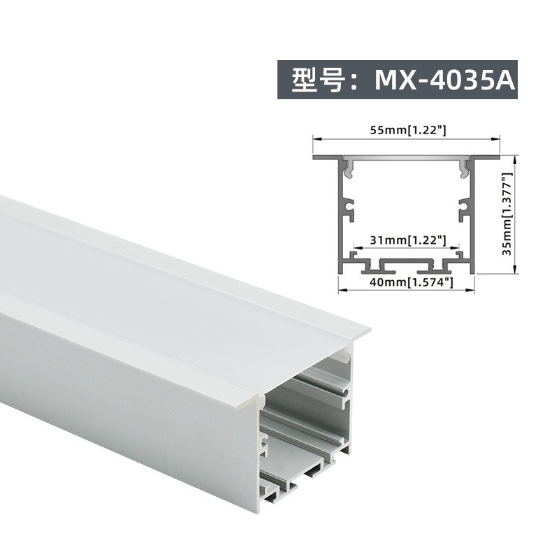 مصابيح LED مضواء LED أضواء المكاتب LED مواد الألمنيوم detail image 3