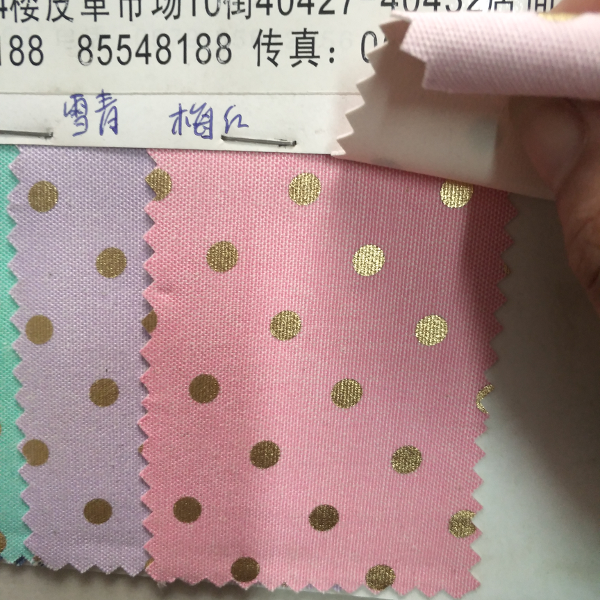 Cloth polka dot plum red,