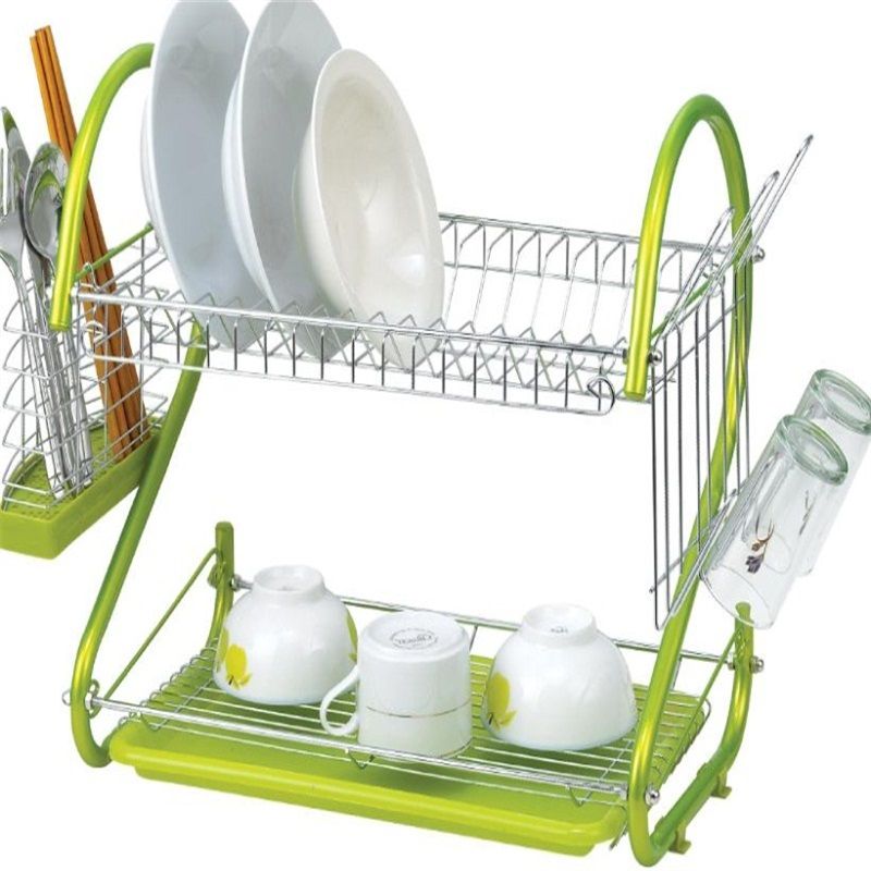 Two layer S shaped bowl holder color plating